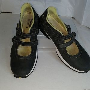 Green leather Timberland shoes